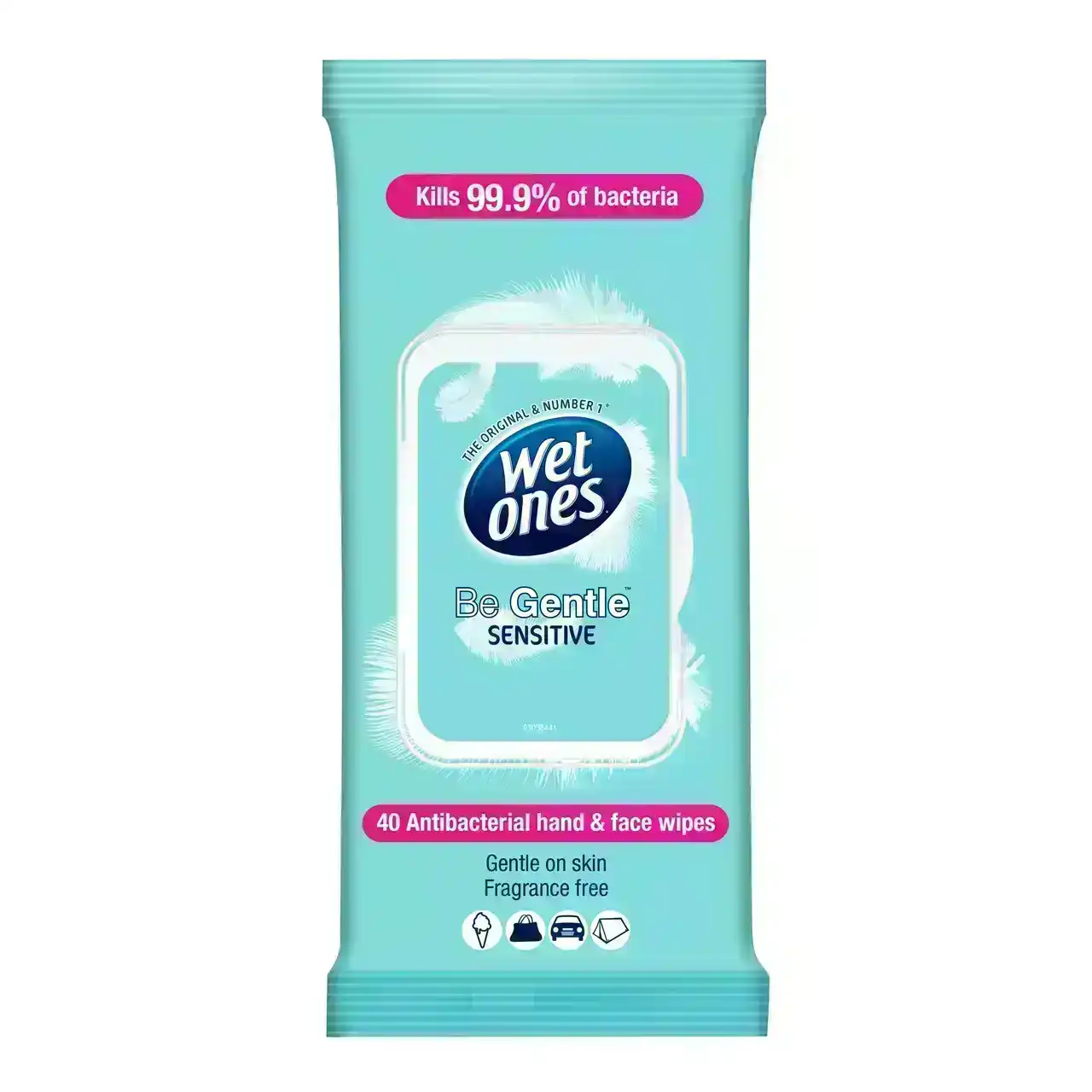 Wet Ones Be Gentle Wipes 40 Pack