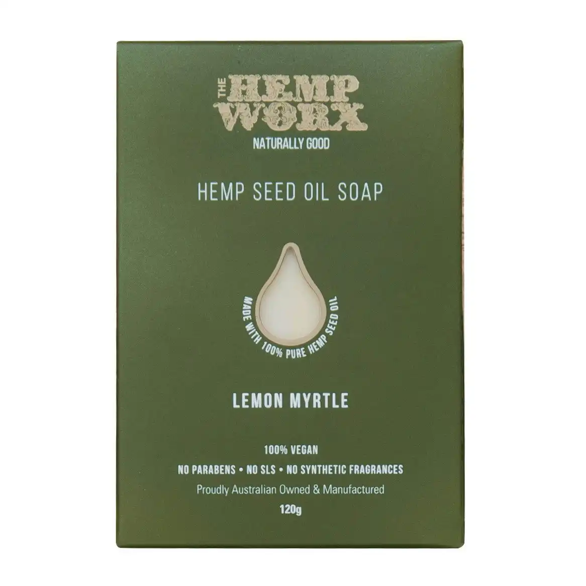 Hemp Worx Hemp Seed Oil Lemon Myrtle Soap 120g