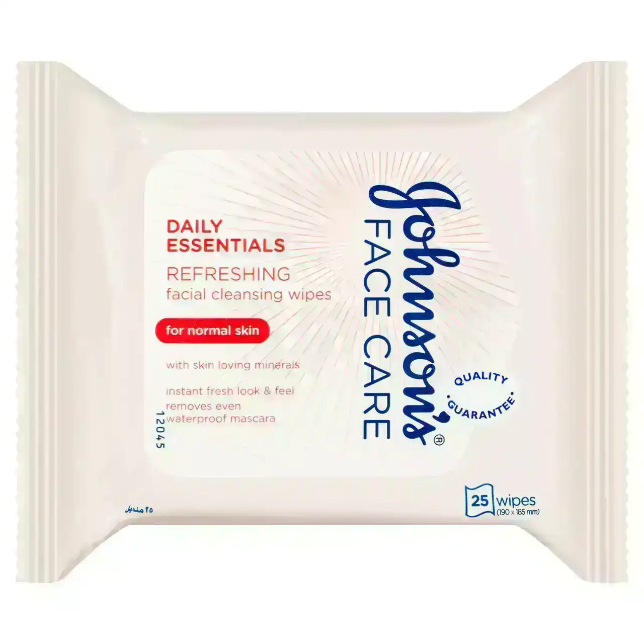 Johnson&#39;s Daily Essentials Cleansing Wipes Normal Skin 25 Pack