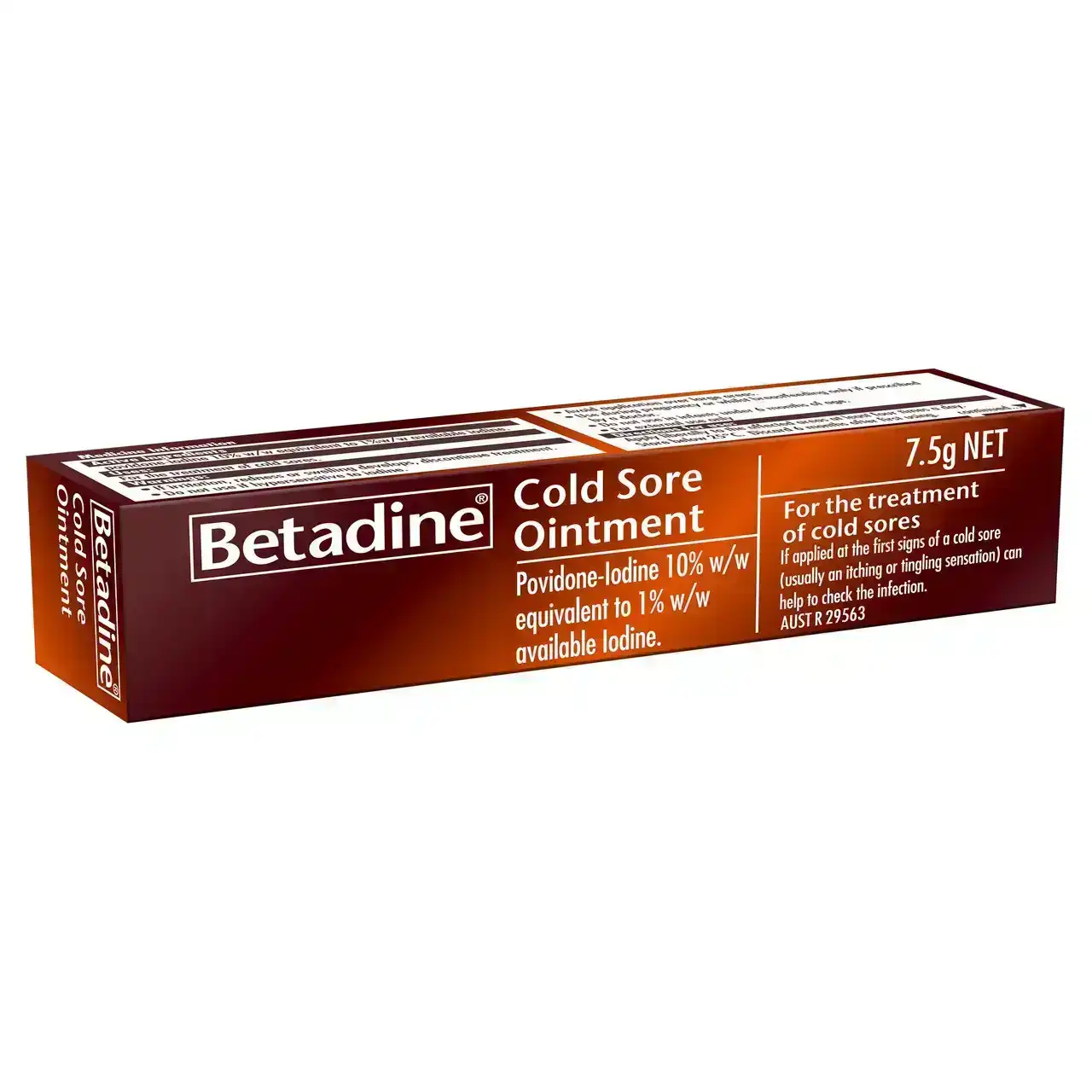 Betadine Cold Sore Ointment 7.5g