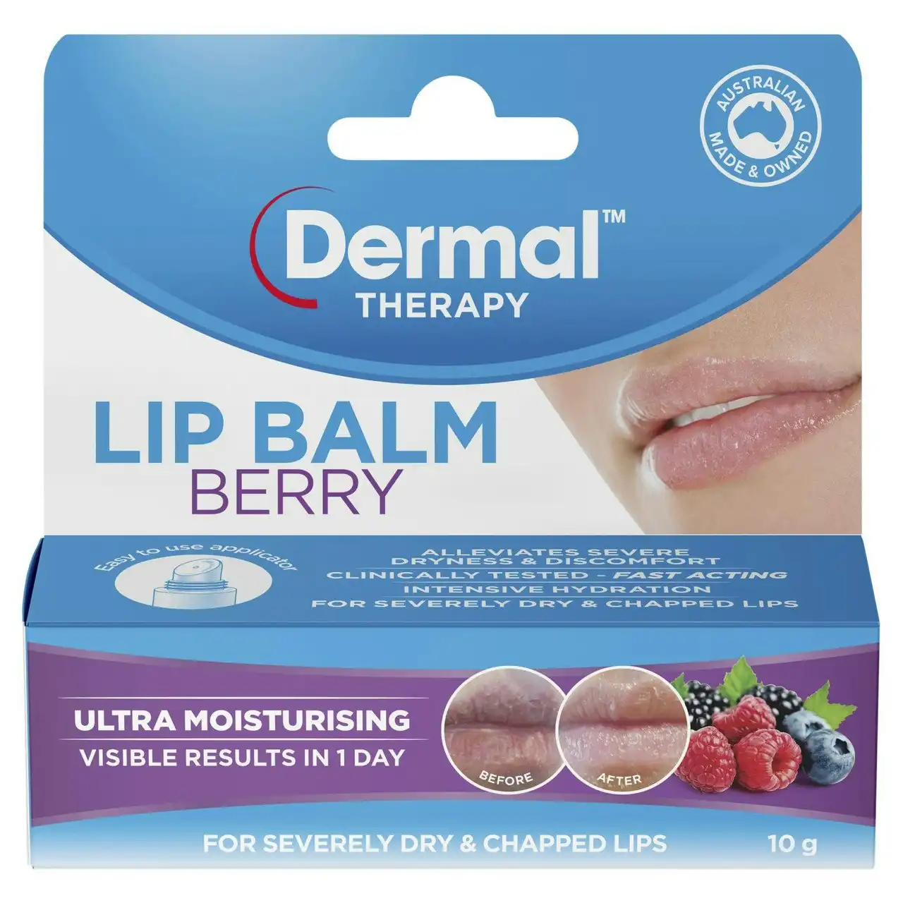 Dermal Therapy Berry Lip Balm 10g