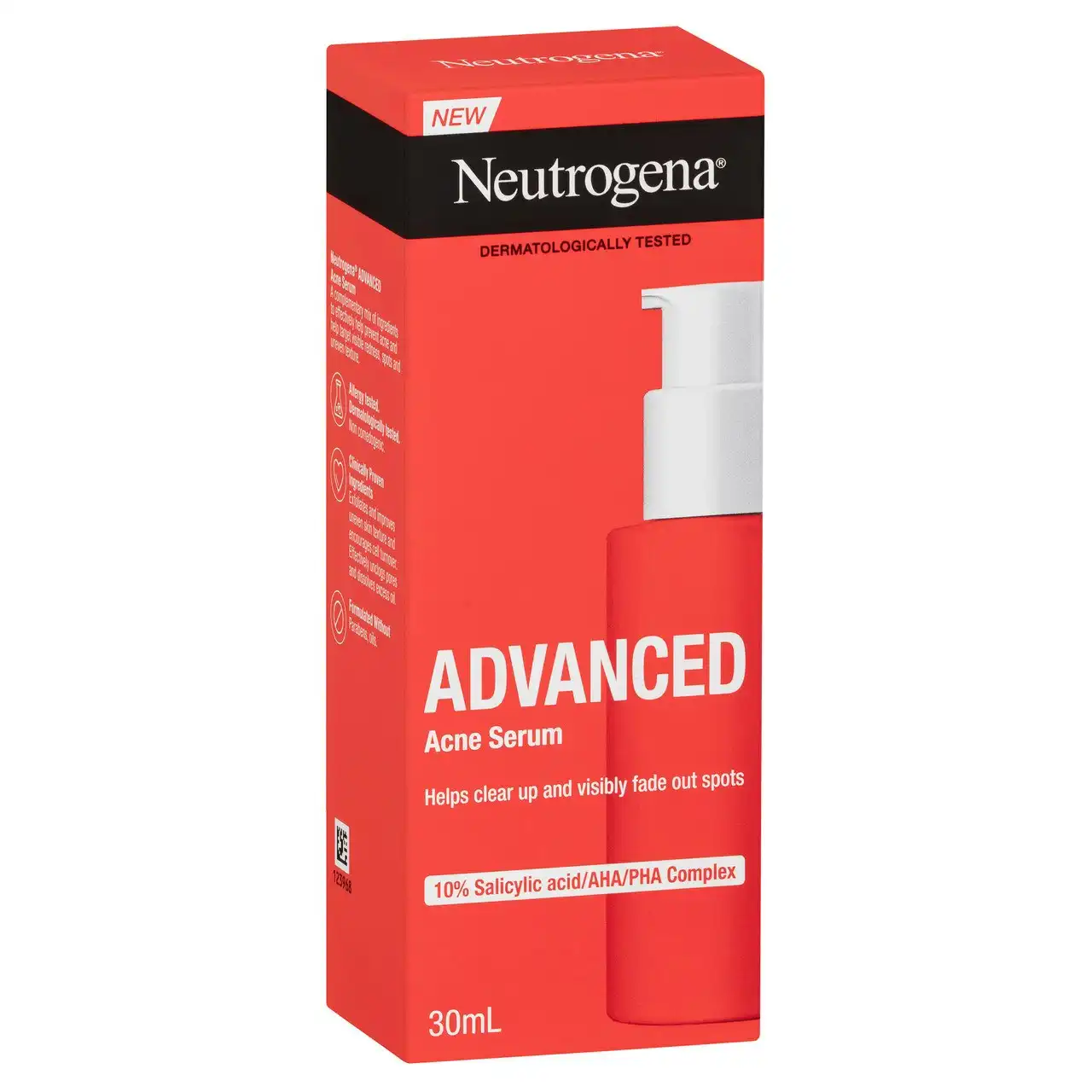 Neutrogena Advanced Acne Face Serum 30mL