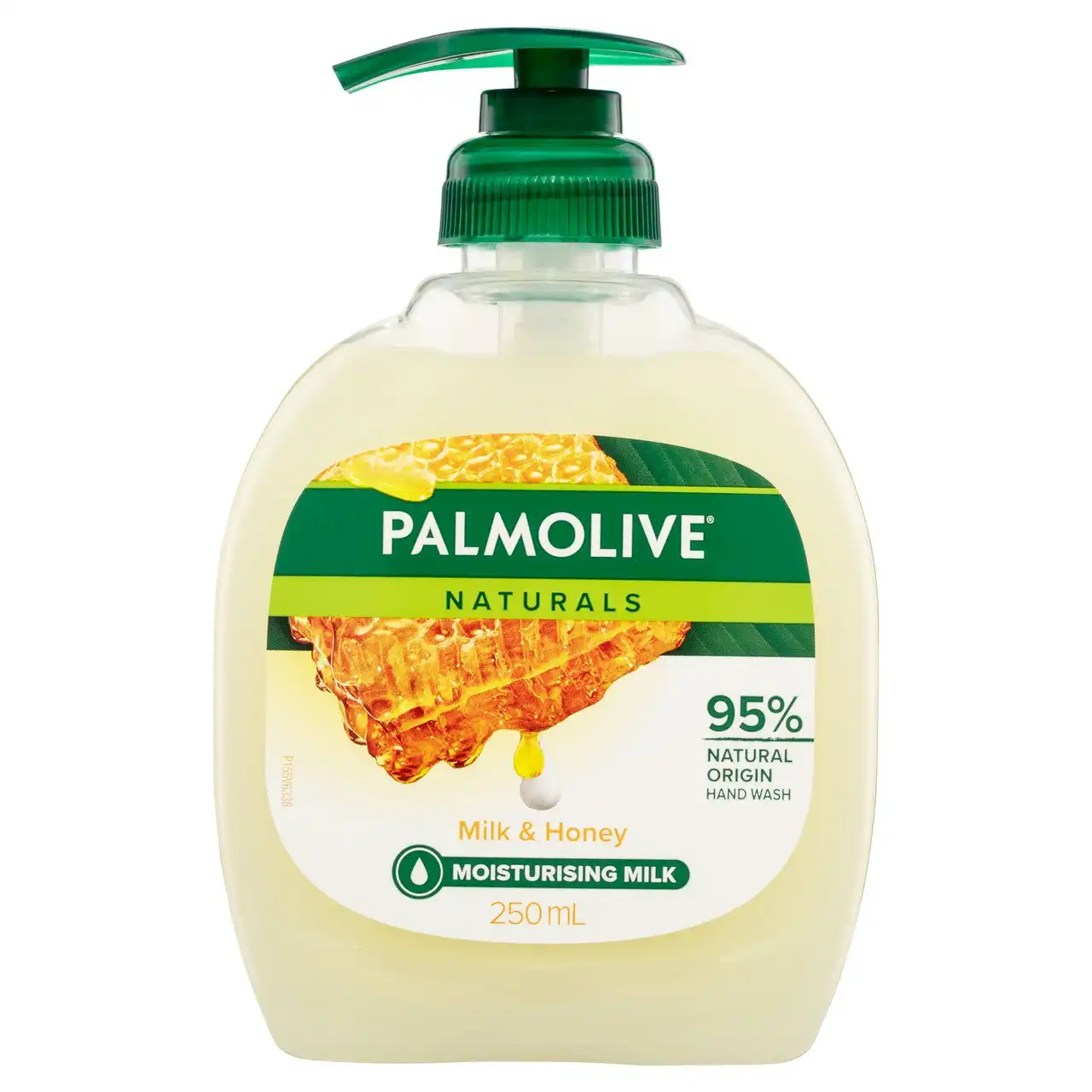Palmolive Naturals Liquid Hand Wash Soap, 250mL, Milk & Honey Pump with Moisturising Milk, No Parabens or Phthalates
