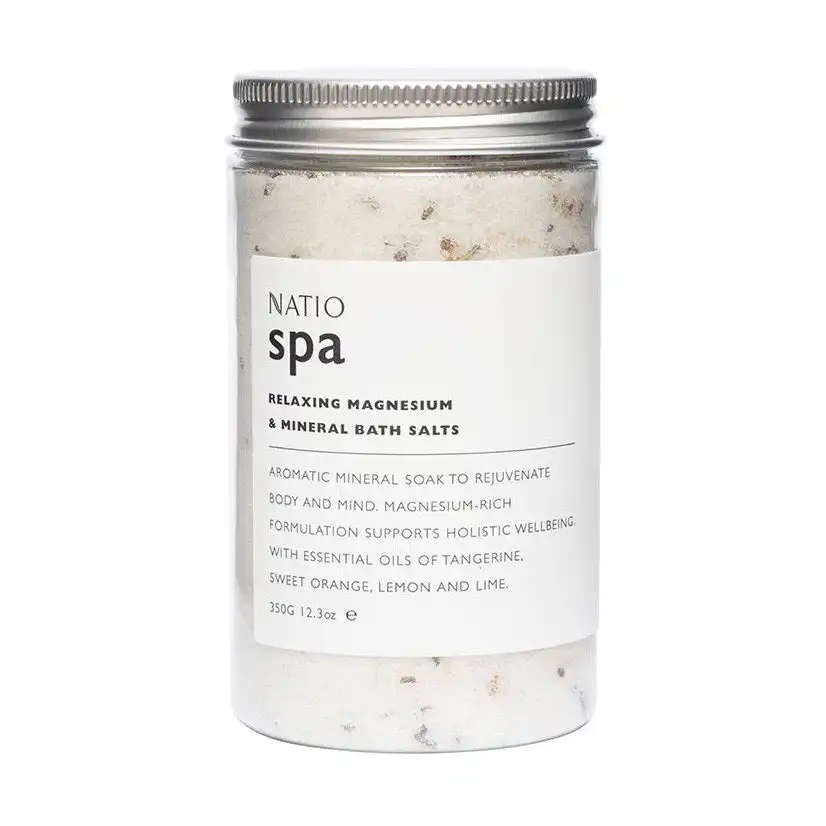 Natio Spa Relaxing Magnesium & Mineral Bath Salts 350g