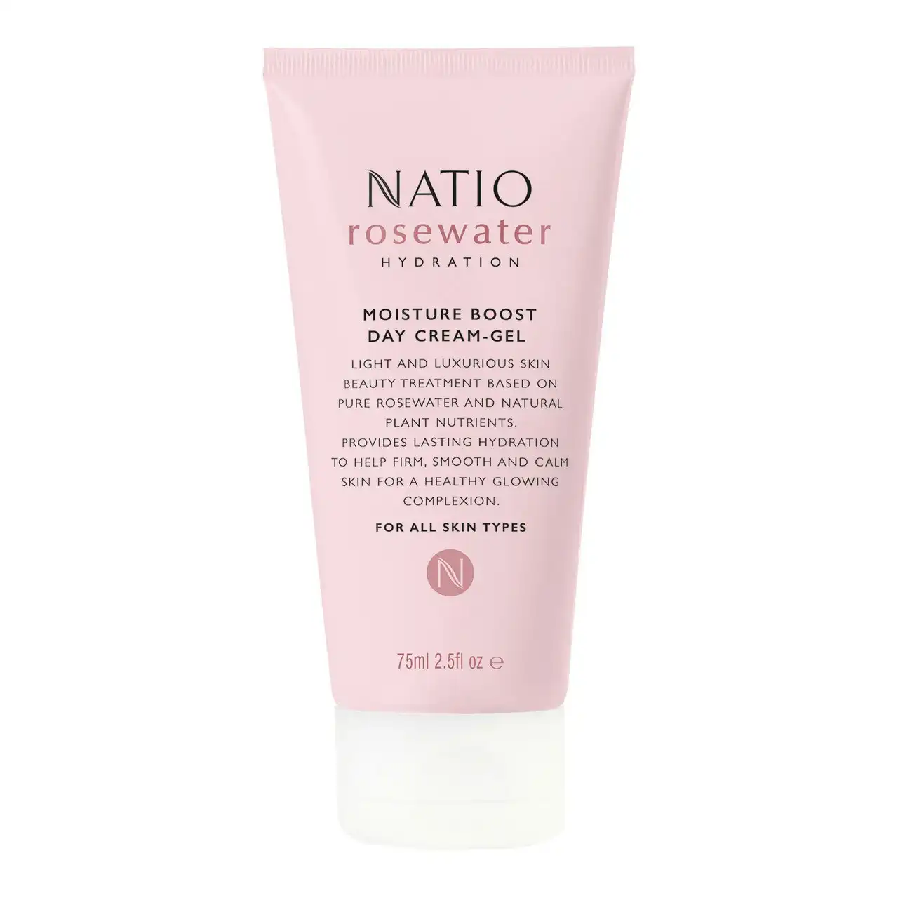 Natio Rosewater Hydration Moisture Boost Day Cream Gel 75ml