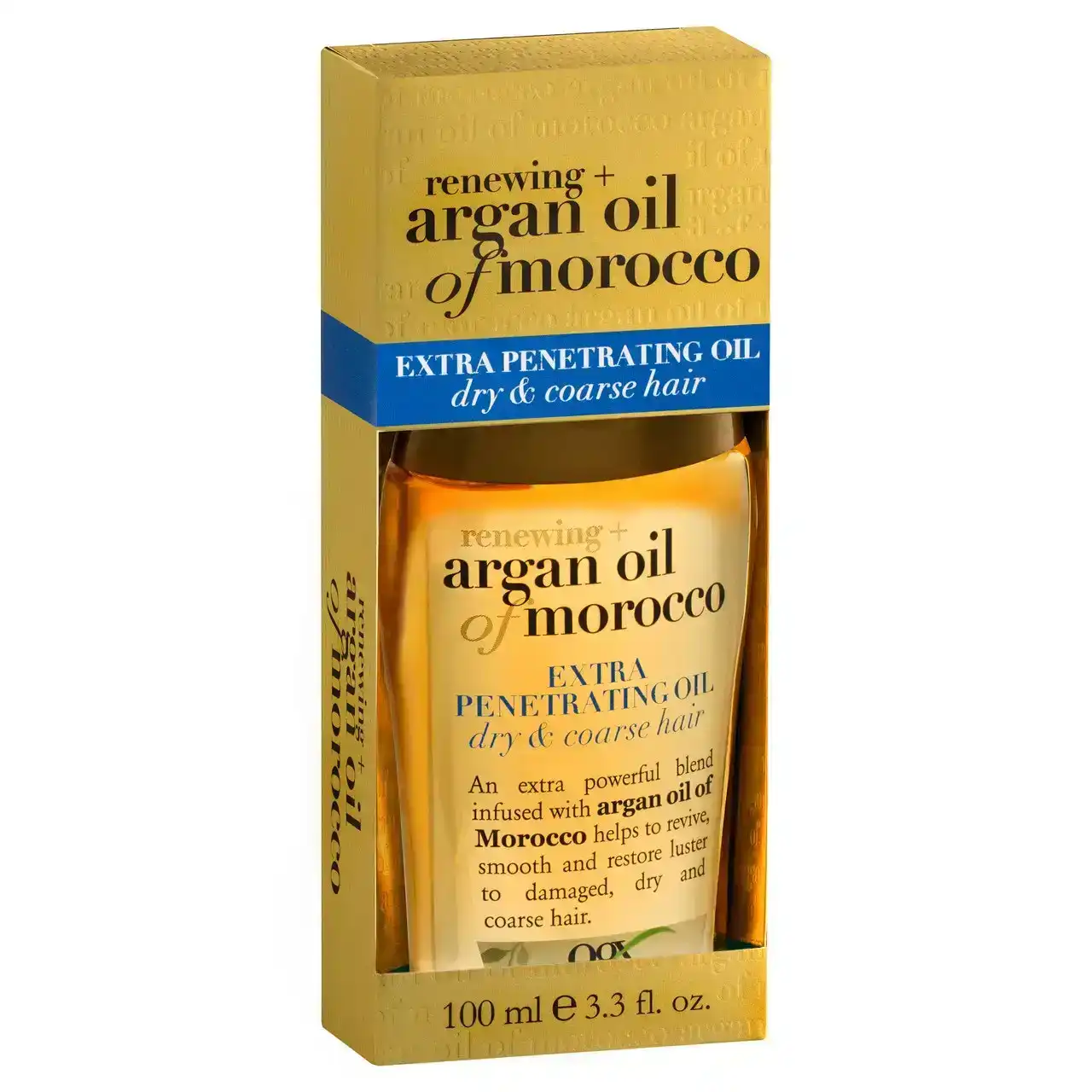 OGX Renewing + Hydrating &amp; Shine Argan Oil Of Morocco Extra Penetrating Oil For Damaged &amp; Heat Styled Hair 100mL