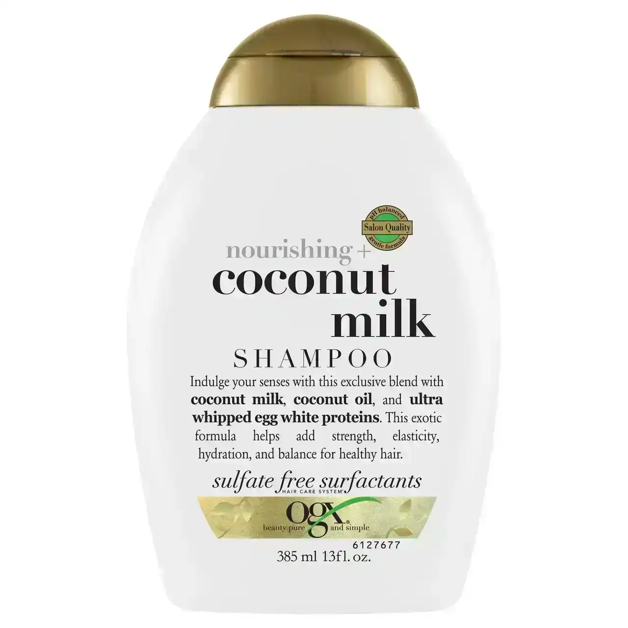 OGX Nourishing + Hydrating Coconut Milk Shampoo For Dry Hair 385mL
