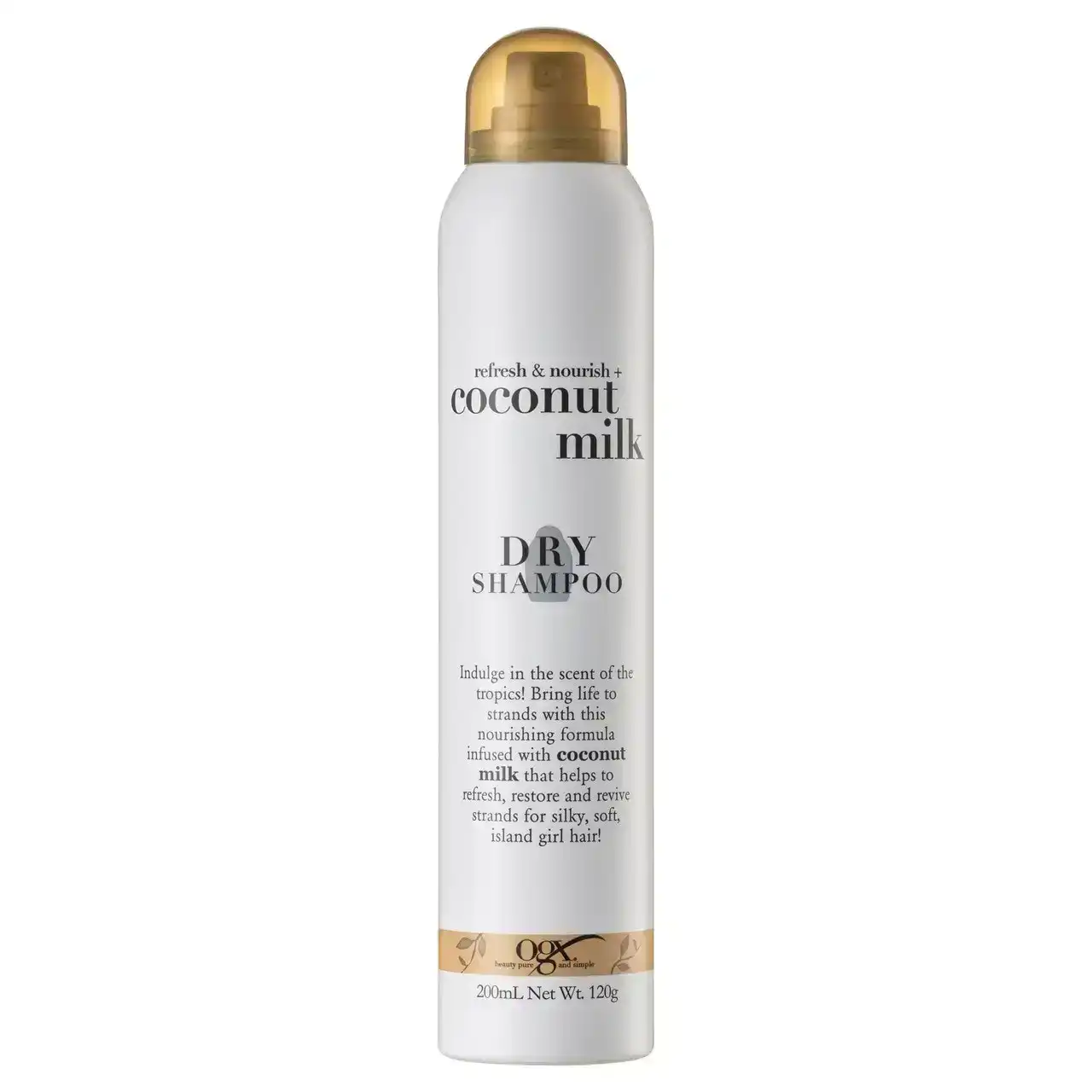OGX Refresh &amp; Nourish + Coconut Milk Dry Shampoo All Hair Types 200mL