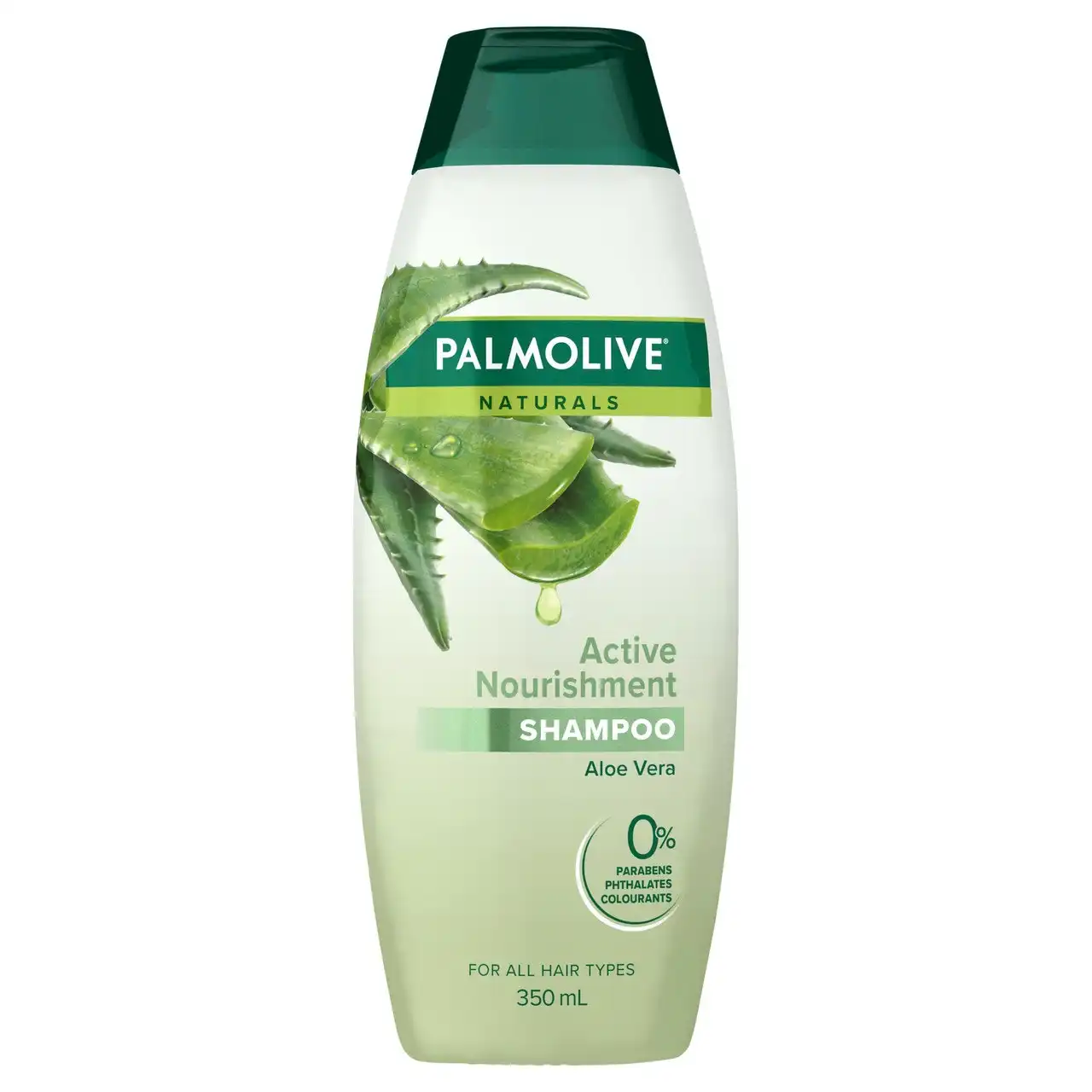 Palmolive Naturals Hair Shampoo, 350mL, Active Nourishment with Natural Aloe Vera Extract