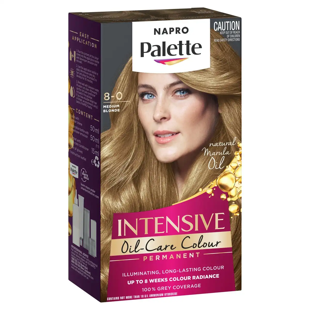 Napro Palette Hair Colour 8-0 Medium Blonde