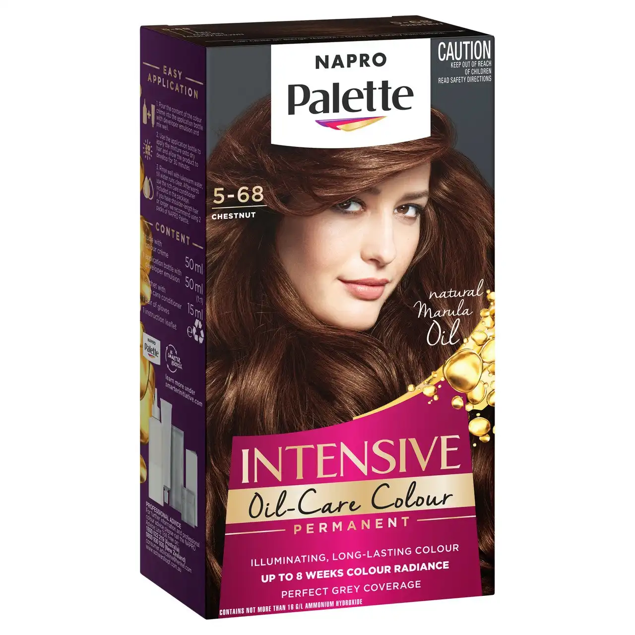 Napro Palette Permanent Hair Colour 5-68 Chestnut