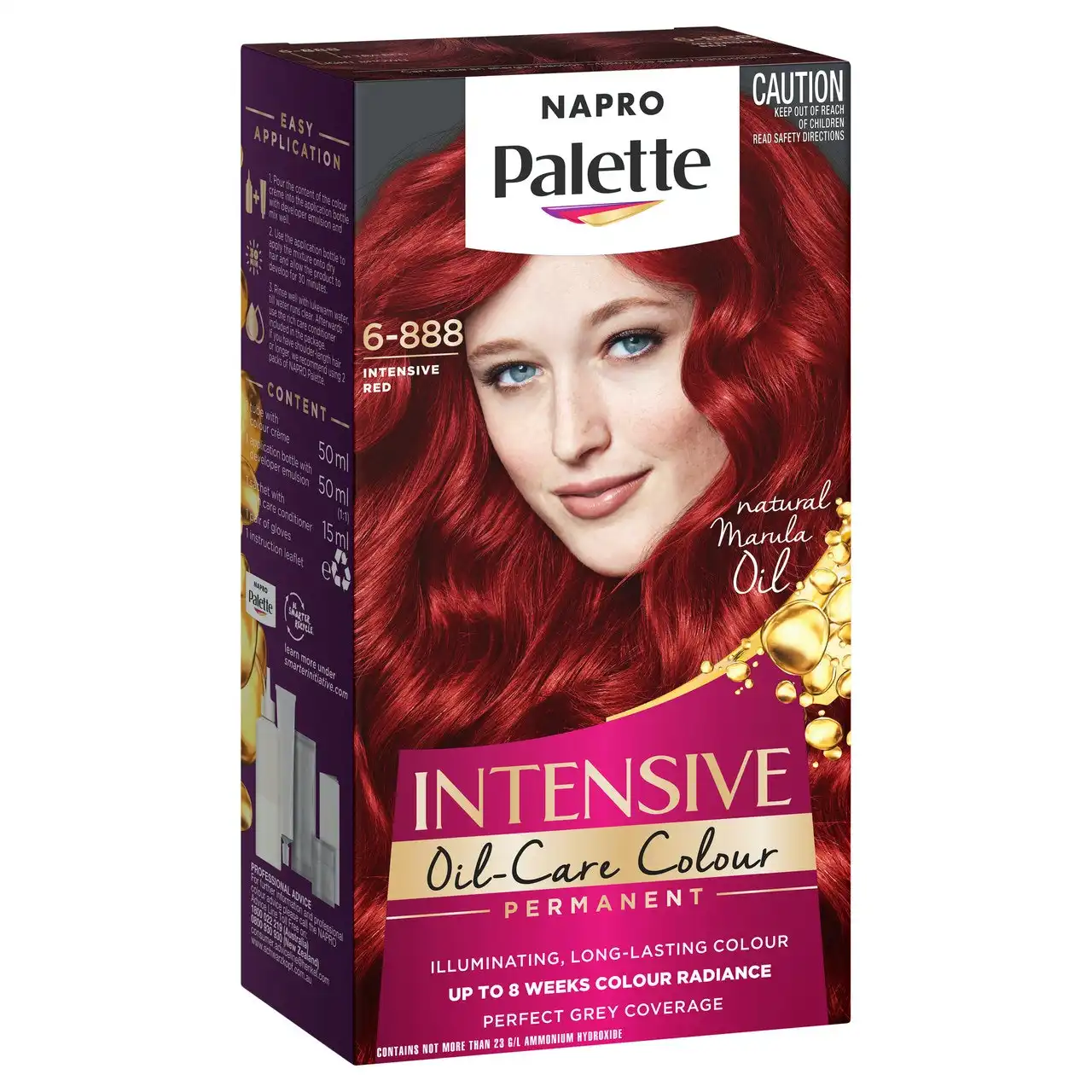 Napro Palette Intensive Creme Colour Permanent 6 - 888 Intensive Red