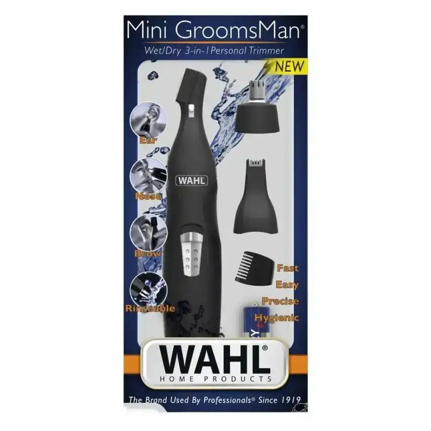 Wahl Mini Groomsman Wet/Dry 3 in 1 Personal Trimmer
