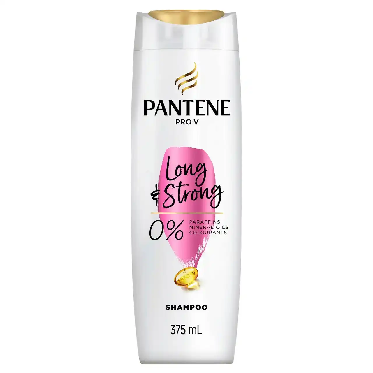 Pantene Pro-V Long &amp; Strong Shampoo: Strengthening Shampoo for Dry, Damaged Hair 375 ml