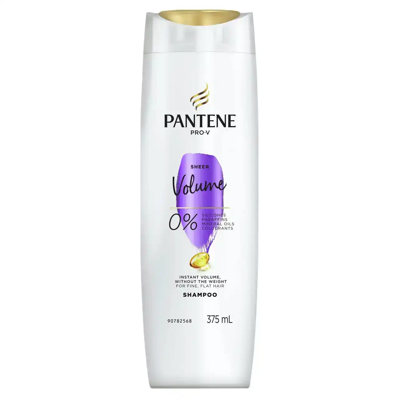 Pantene Pro-V  Sheer Volume Shampoo: Volumising Shampoo for Fine Hair 375 ml