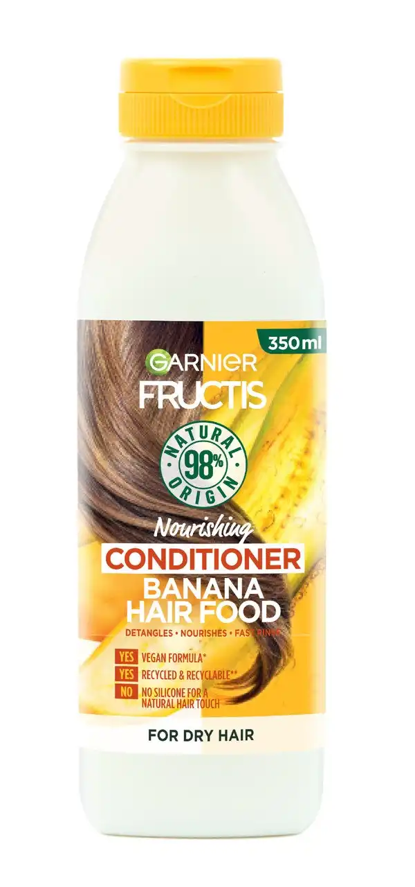Fructis Hair Food Banana Conditioner for Dry Hair 350ml