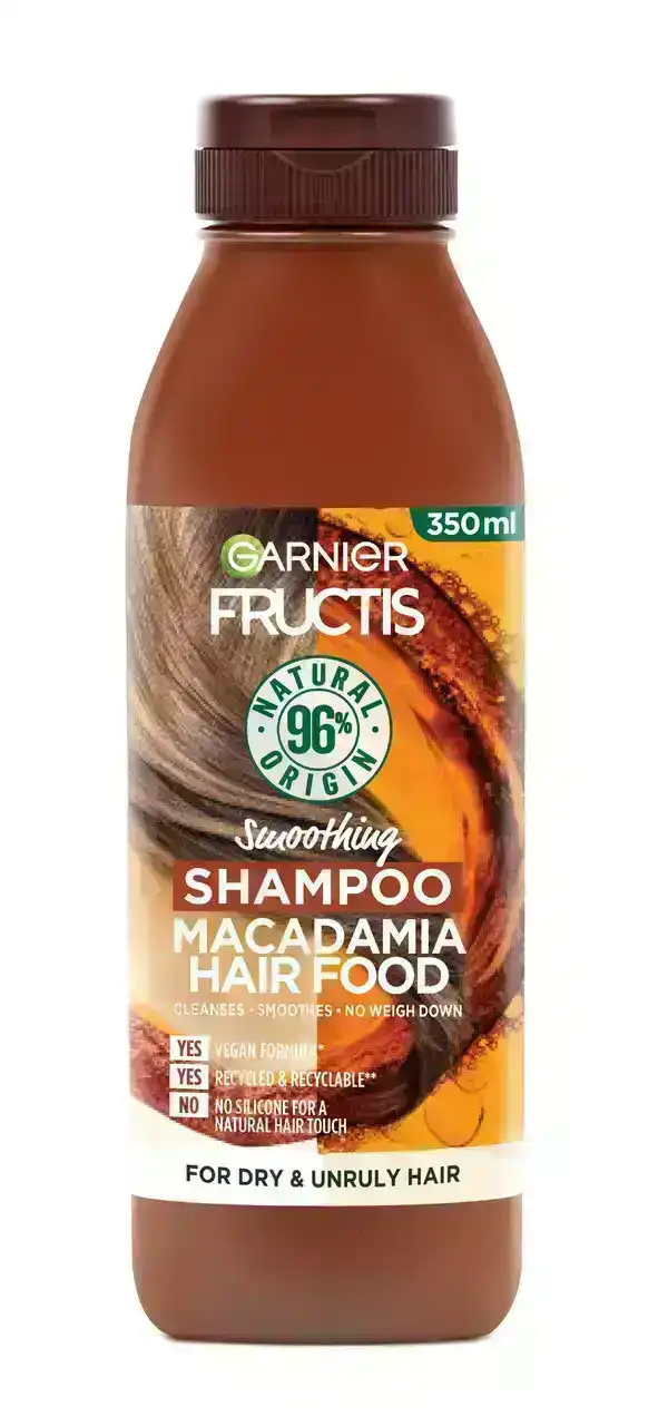 Fructis Hair Food Macadamia Shampoo For Unruly hair 350ml