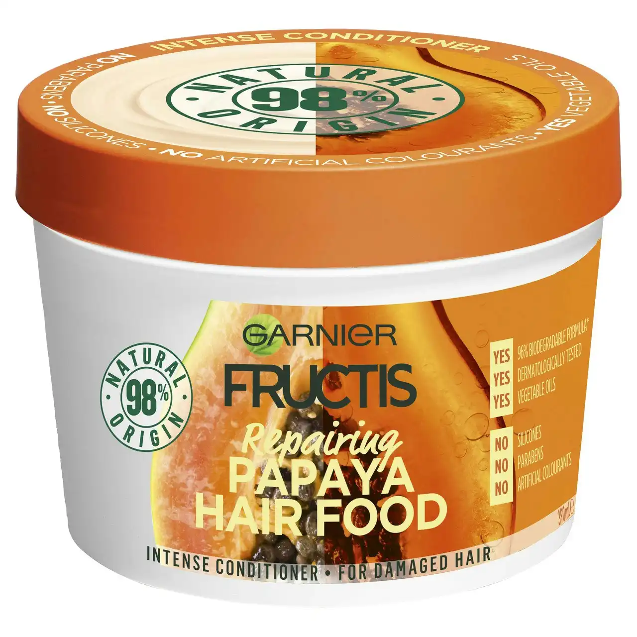 Garnier Fructis Hair Food Repairing Papaya 390ml for Damaged Hair