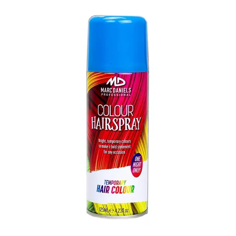 Marc Daniels Blue Temporary Hair Colour Spray 125ml