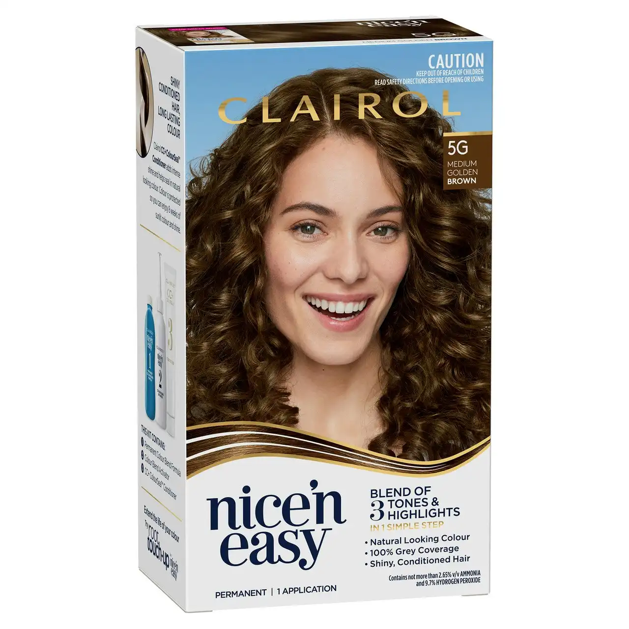 Clairol Nice 'N Easy 5G Natural Medium Golden Brown Permanent Hair Colour