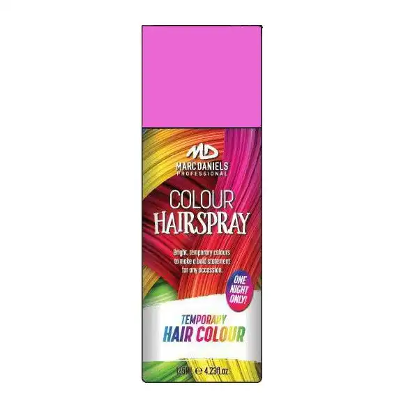 Marc Daniels Pink Temporary Hair Colour Spray 125ml