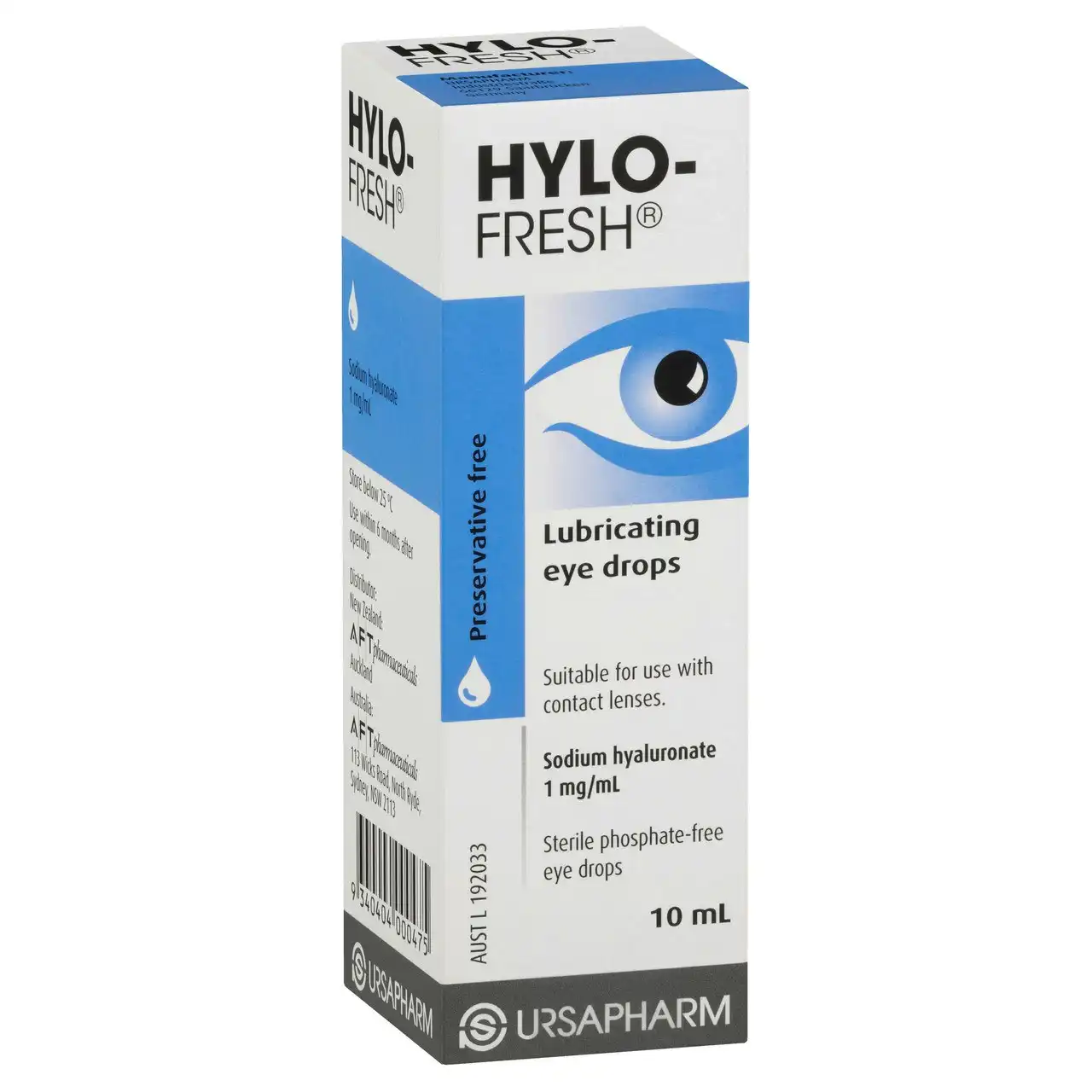 Hylo-Fresh Lubricating Eye Drops 10mL
