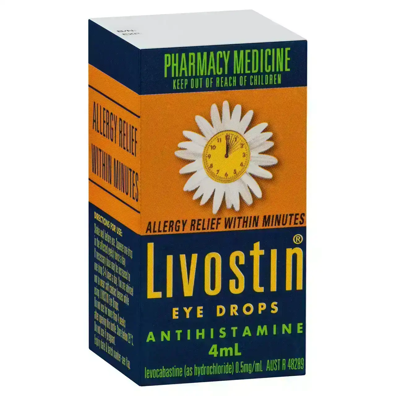 LIVOSTIN Antihistamine Allergy Eye Drops 4mL