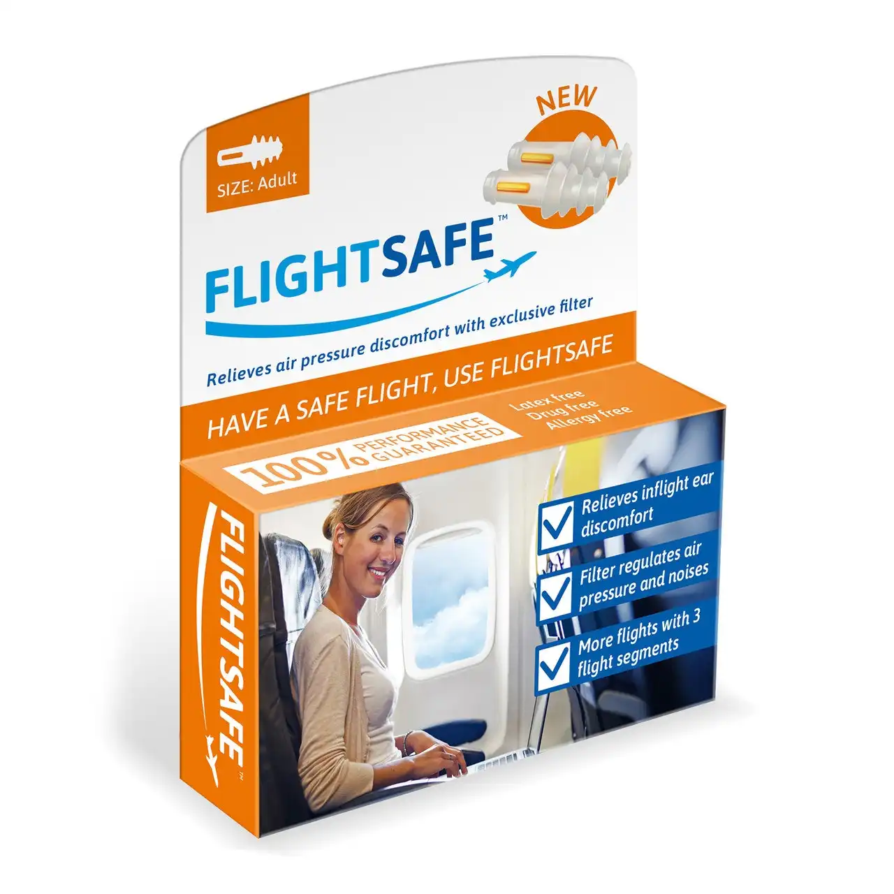 FlightSafe Adult Ear Plugs