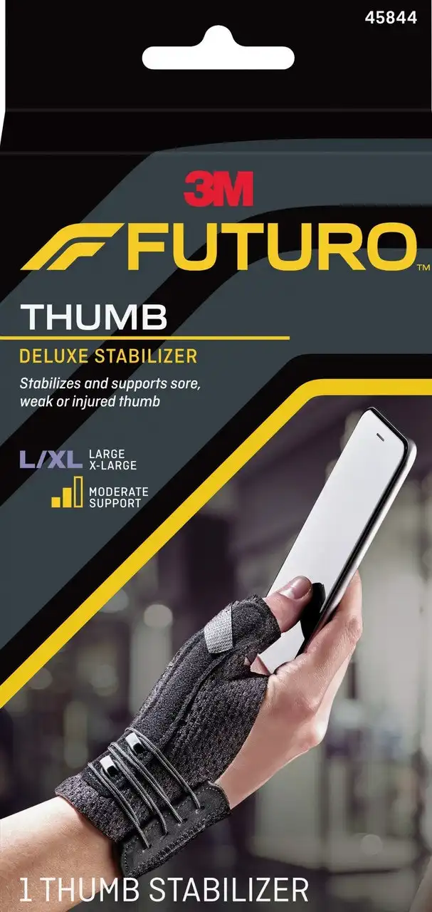 Futuro Deluxe Thumb Stabiliser Blk L/XL