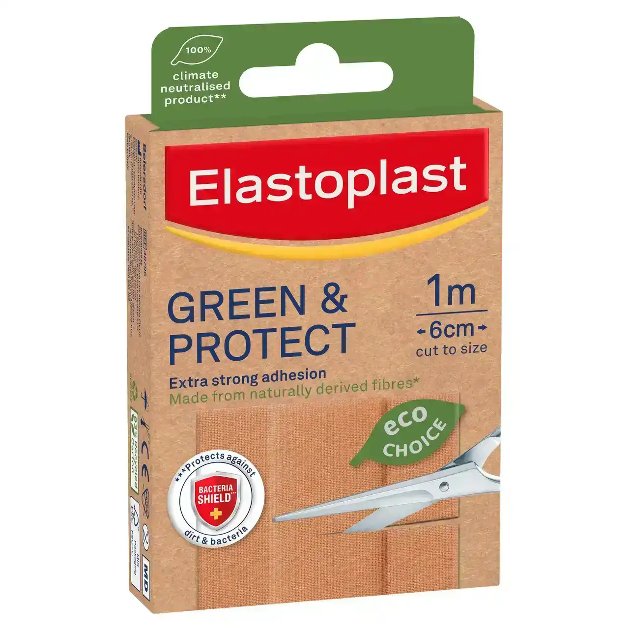 Elastoplast Green &amp; Protect 1m x 6cm