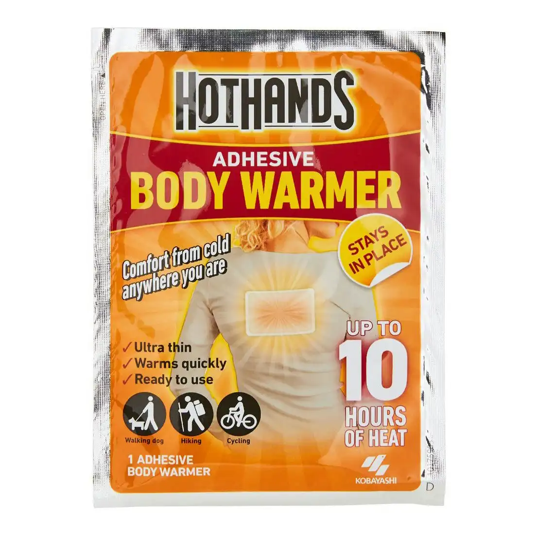 Hot Hands Body Warmer 1 Piece