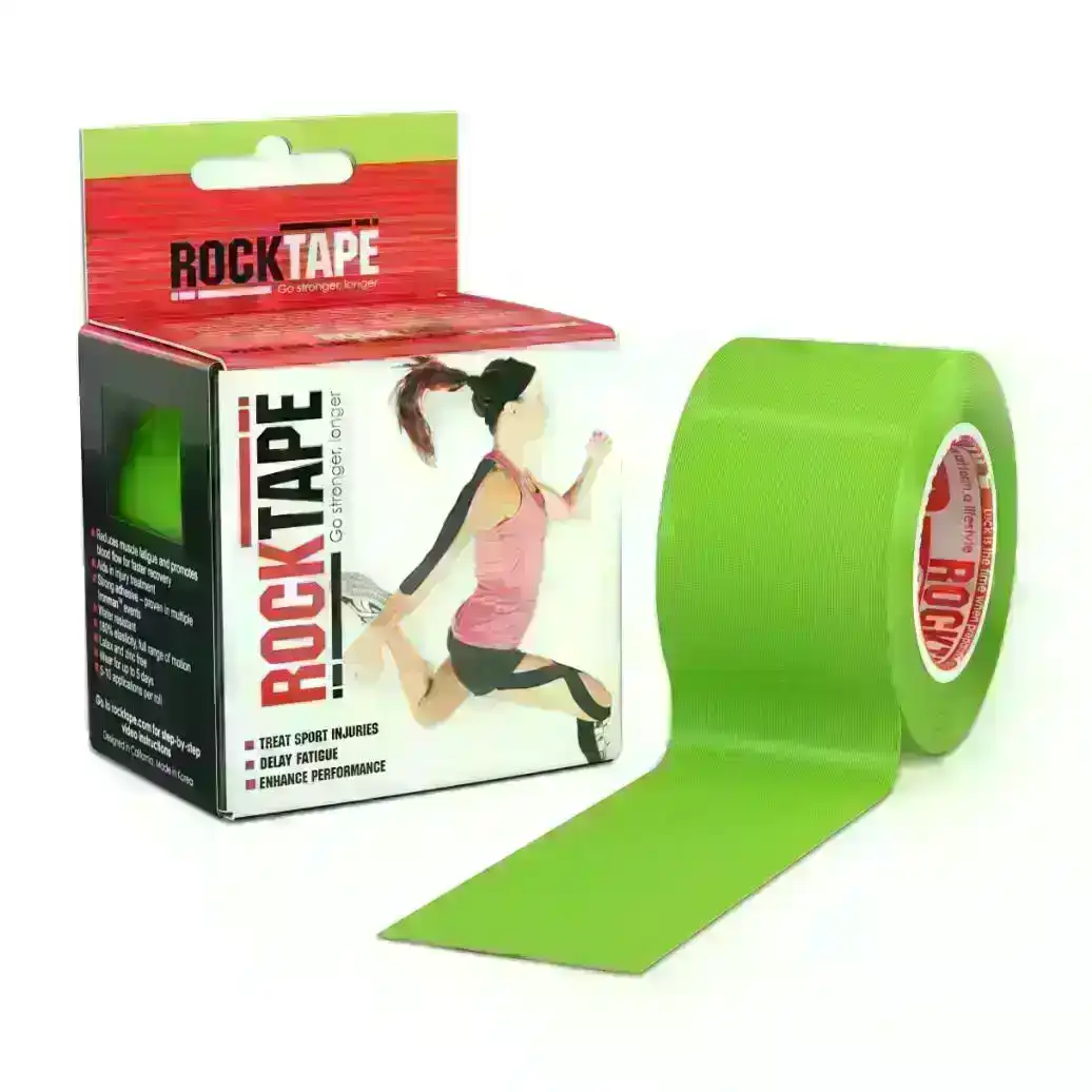 Rocktape Lime Green 5cm x 5cm