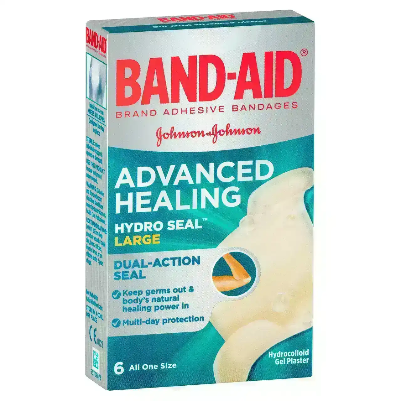 BAND-AID Advanced Healing Hydro Seal  Large Gel Plasters 6 Pack