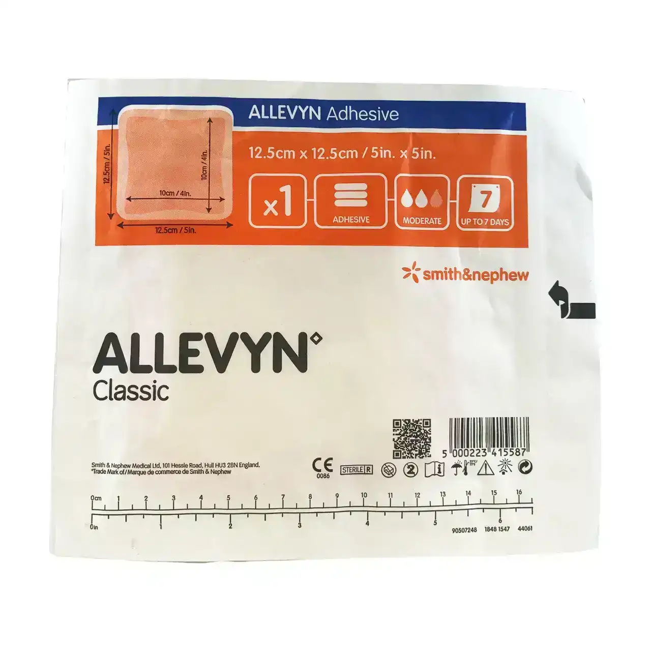Allevyn Classic Adhesive 12.5cm x 12.5cm (5in x 5in )