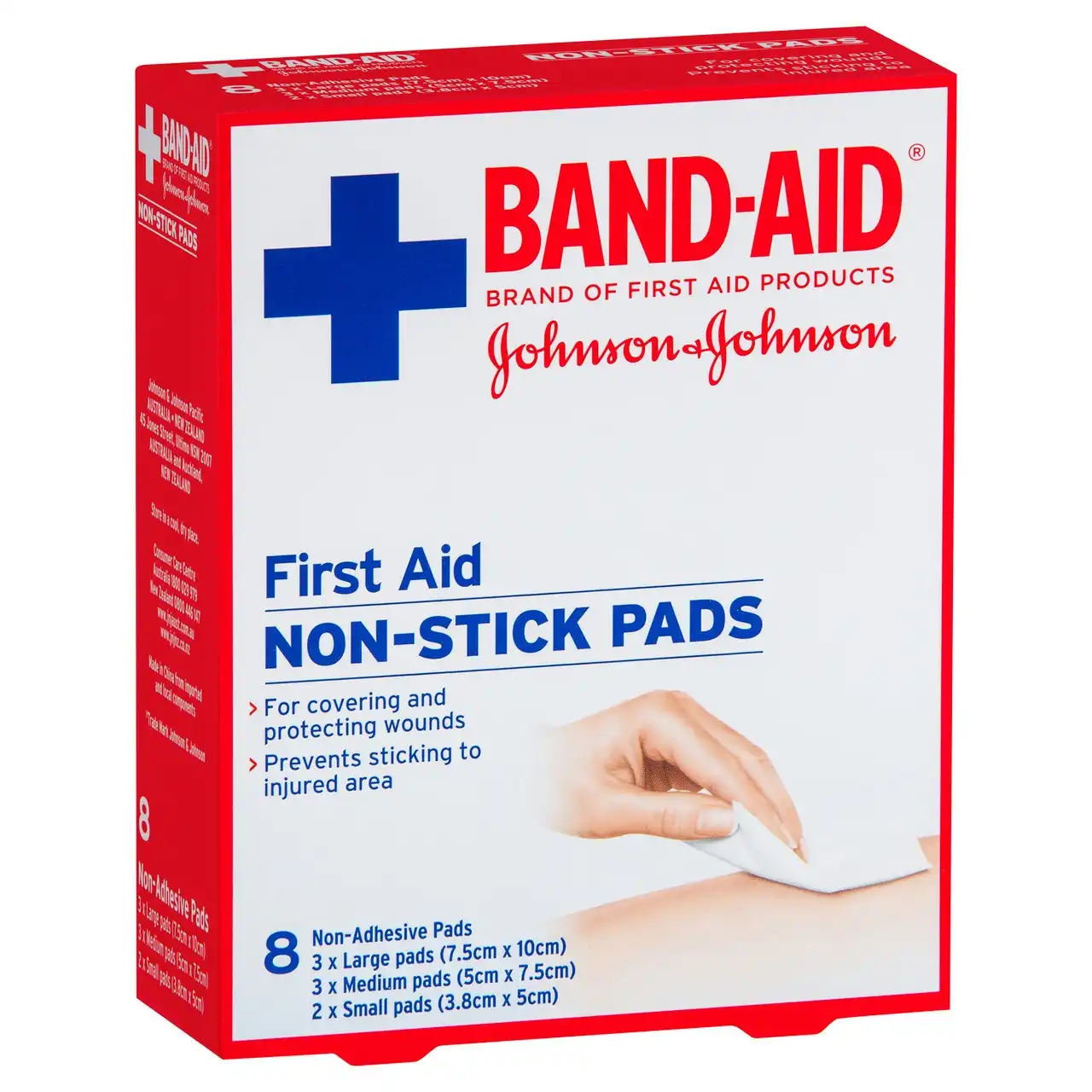Band-Aid First Aid Non-Stick Pads 8 Pack