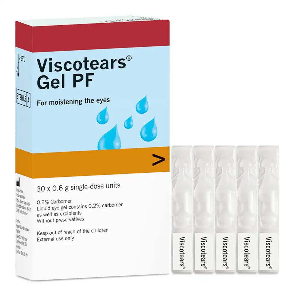 Viscotears Eye Gel 0.2% Single Dose Units 30