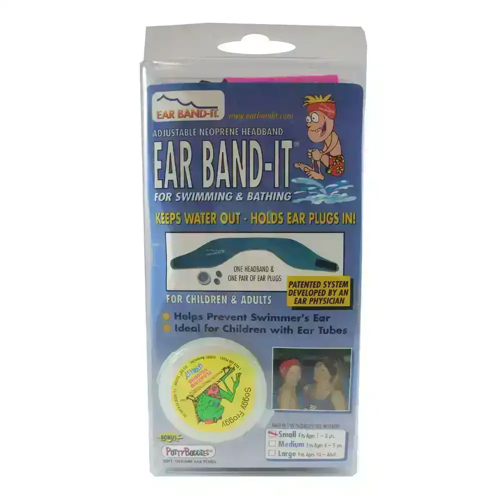 Ear Band-It With Ear Plug Small