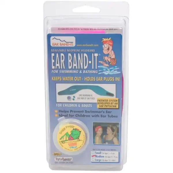 Ear Band-It With Ear Plug Medium