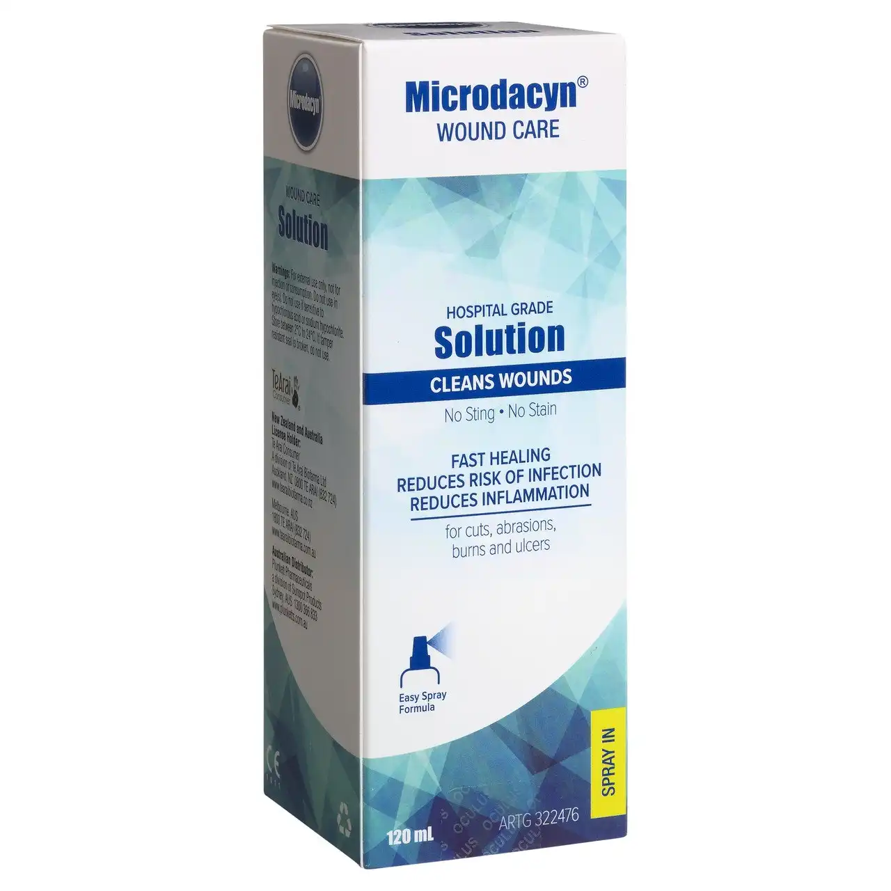 Microdacyn Wound Care Solution 120mL