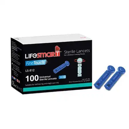 LifeSmart Fine Touch Sterile Lancets 100