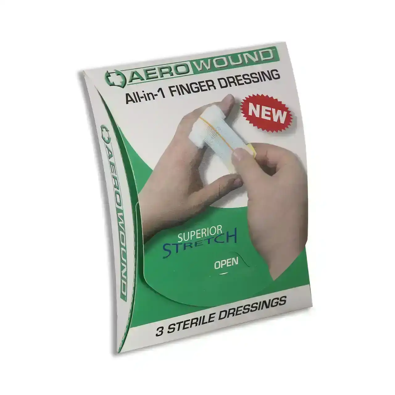 Aerowound 3 x All-In-1 Finger Dressing Superior Stretch