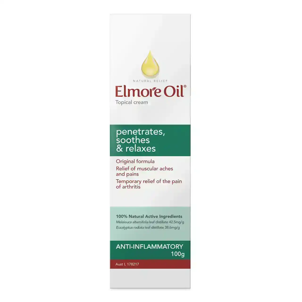 Elmore Oil Topical Cream 100g