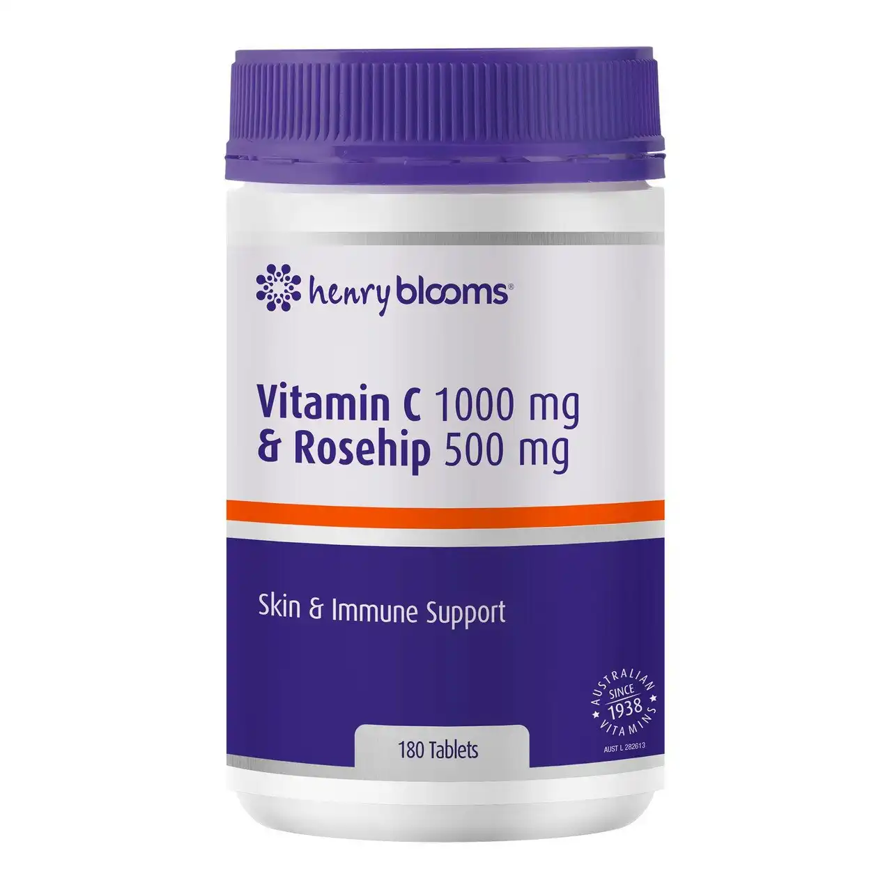 Henry Blooms Vitamin C & Rosehip 180 Tablets