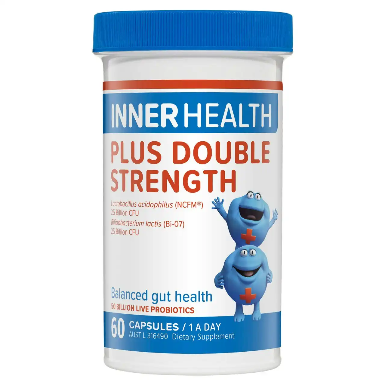 Inner Health Plus Double Strength Probiotic 60 Capsules