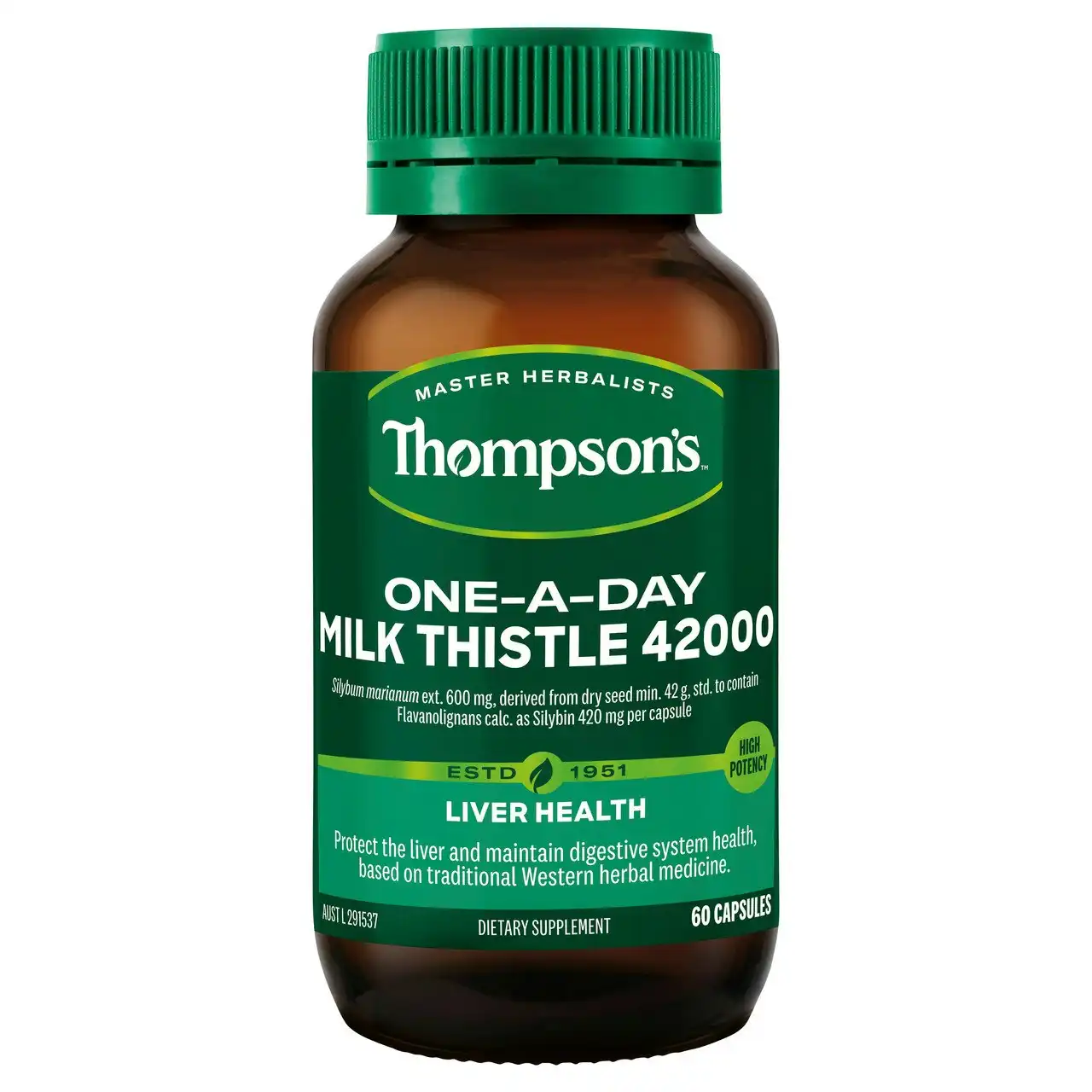 Thompson's One-a-day Milk Thistle 42000 60 Capsules