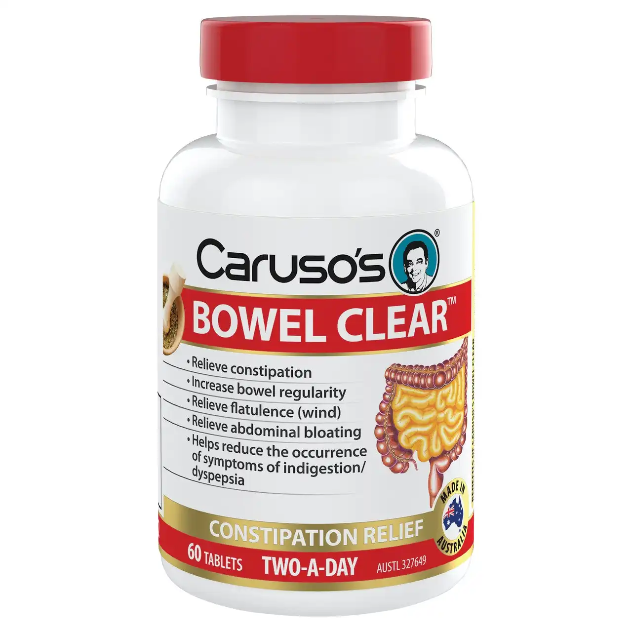 Caruso's Bowel Clear 60 Tablets
