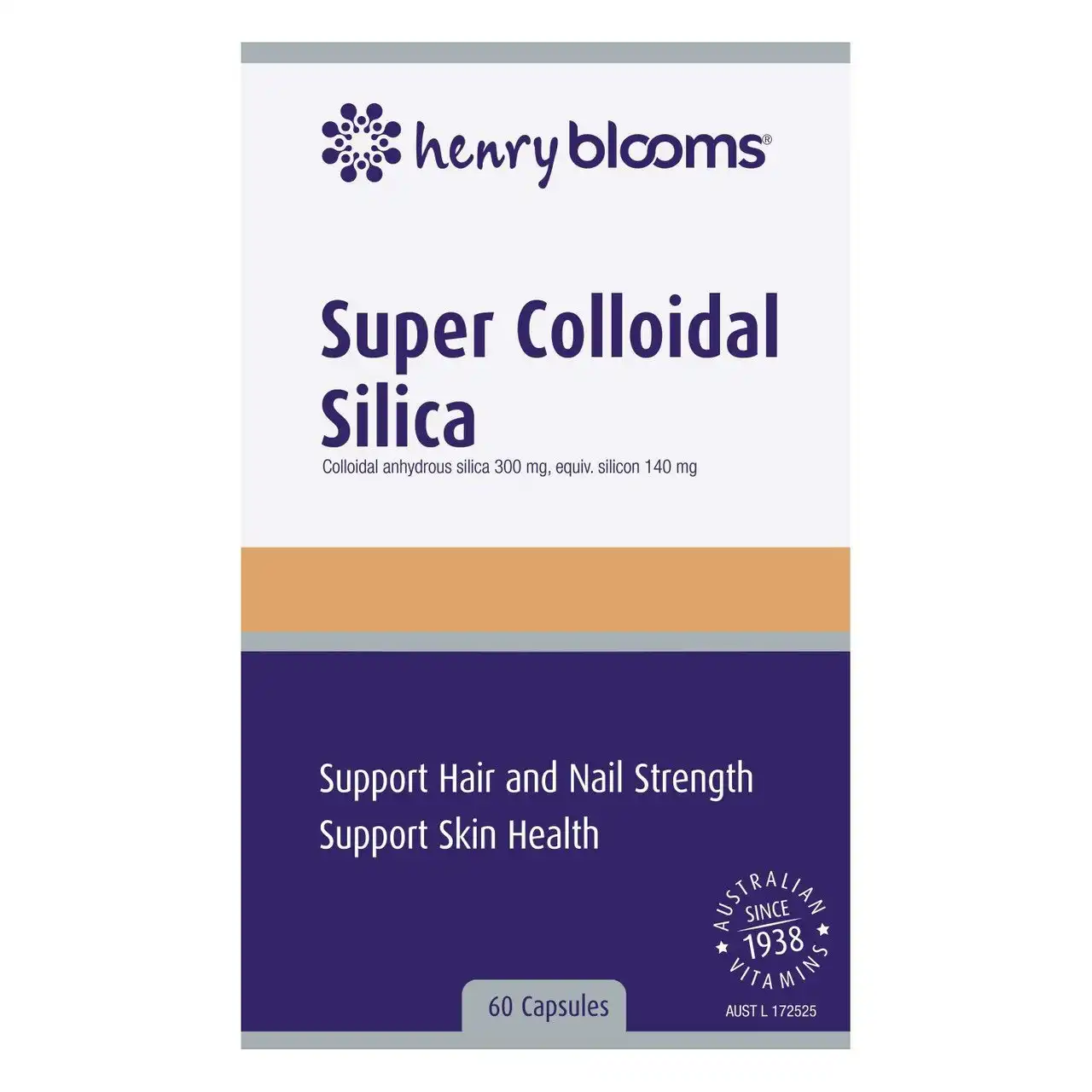 Henry Blooms Super Colloidal Silica Capsules 60
