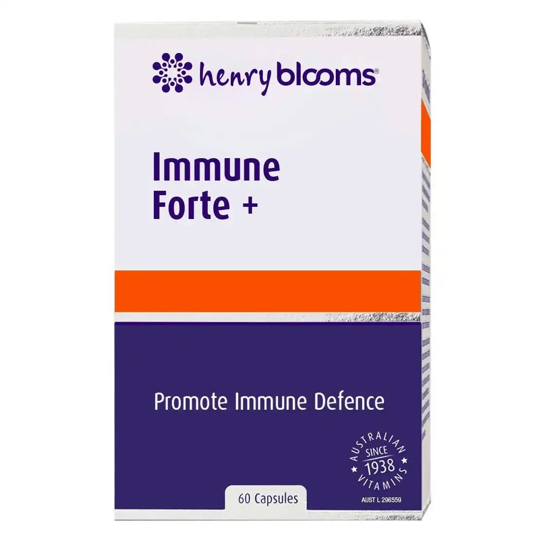Henry Blooms Immune Forte + Capsules 60
