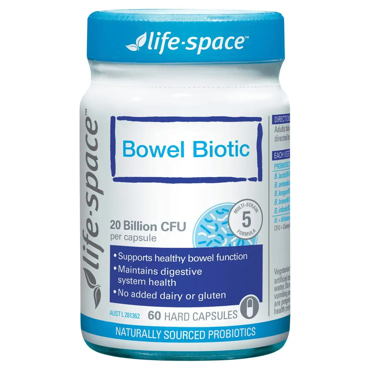 Life-Space Bowel Biotic 60 Hard Capsules