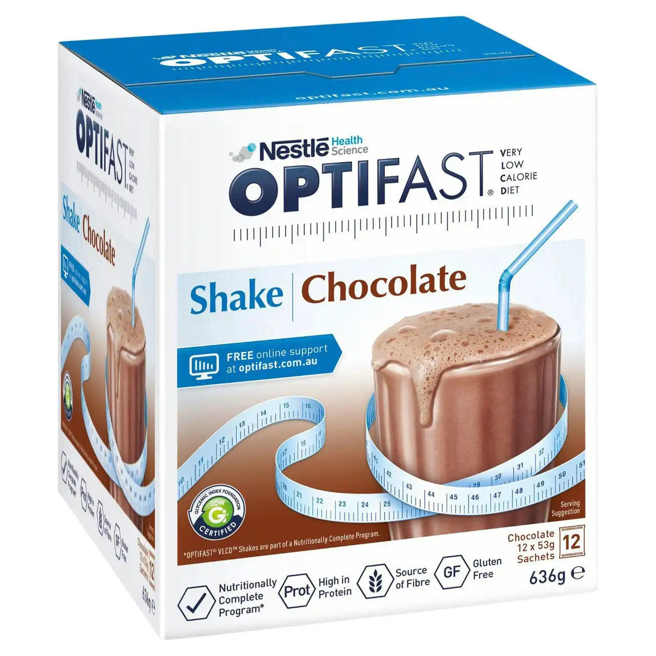 OPTIFAST Shake Chocolate 53g x 12 Sachets